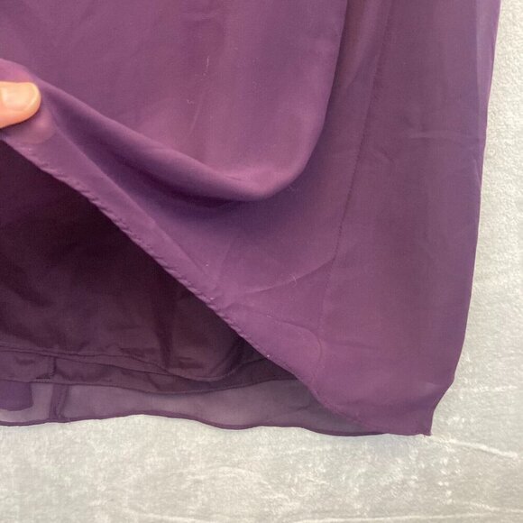 NEW Bari Jay Ballgown Formal Dress Sz 10 Formal Bridesmaid Prom Gown Purple NWT - Picture 12 of 16